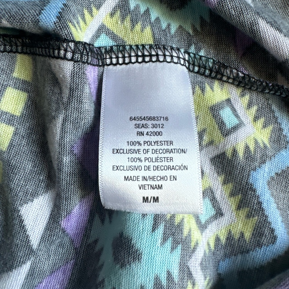 BONGO‎ Multicolor Tribal top - Picture 5 of 5